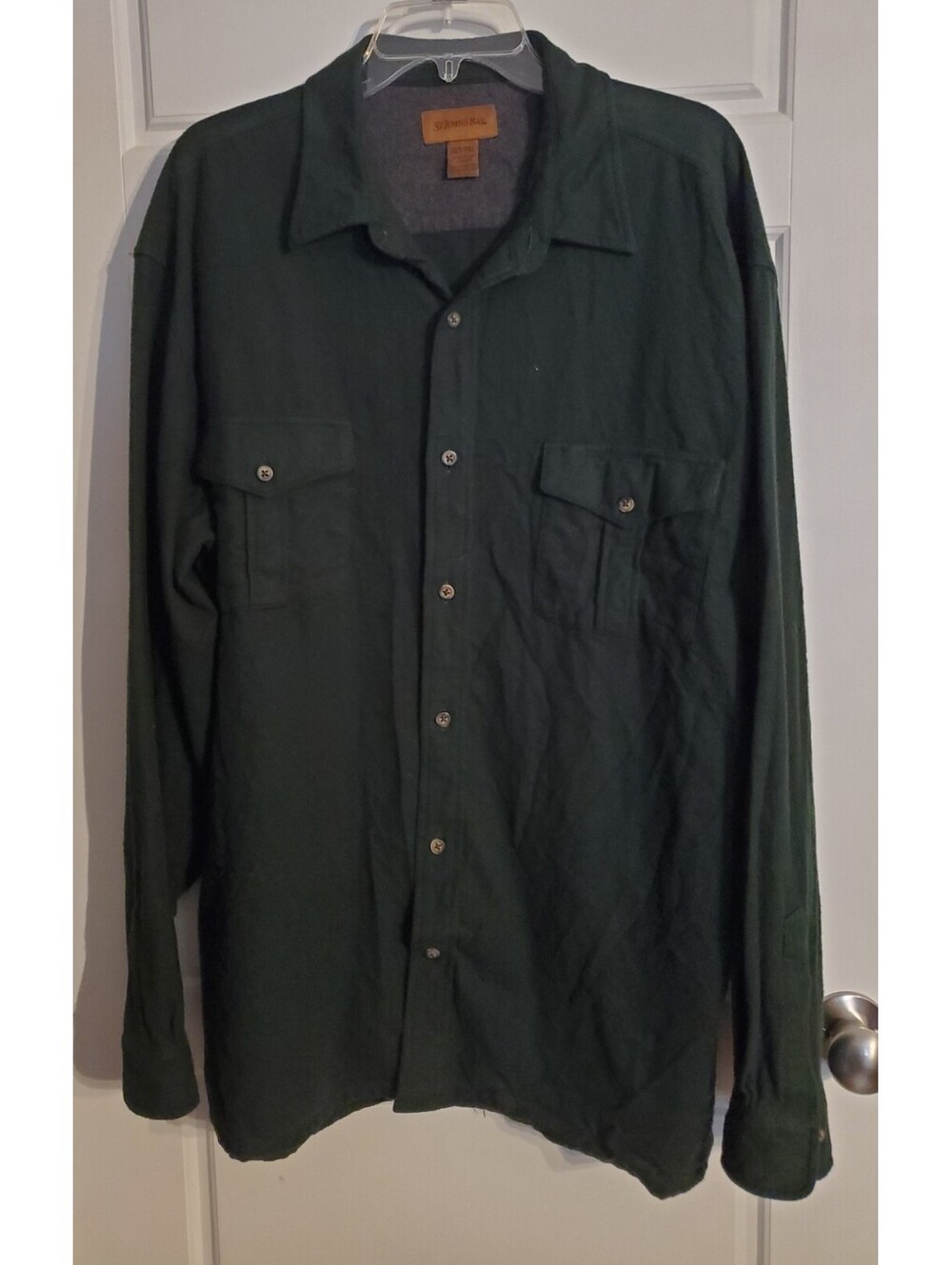 Men's Forest Green Button Up Shirt